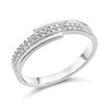 My Diamonds Silver Diamond Band Ring - d99154