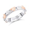 Clogau Silver And 9ct Rose Gold Tree Of Life Ring - r4821