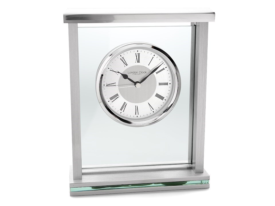 London Clock Glass Mantel Clock - C1225