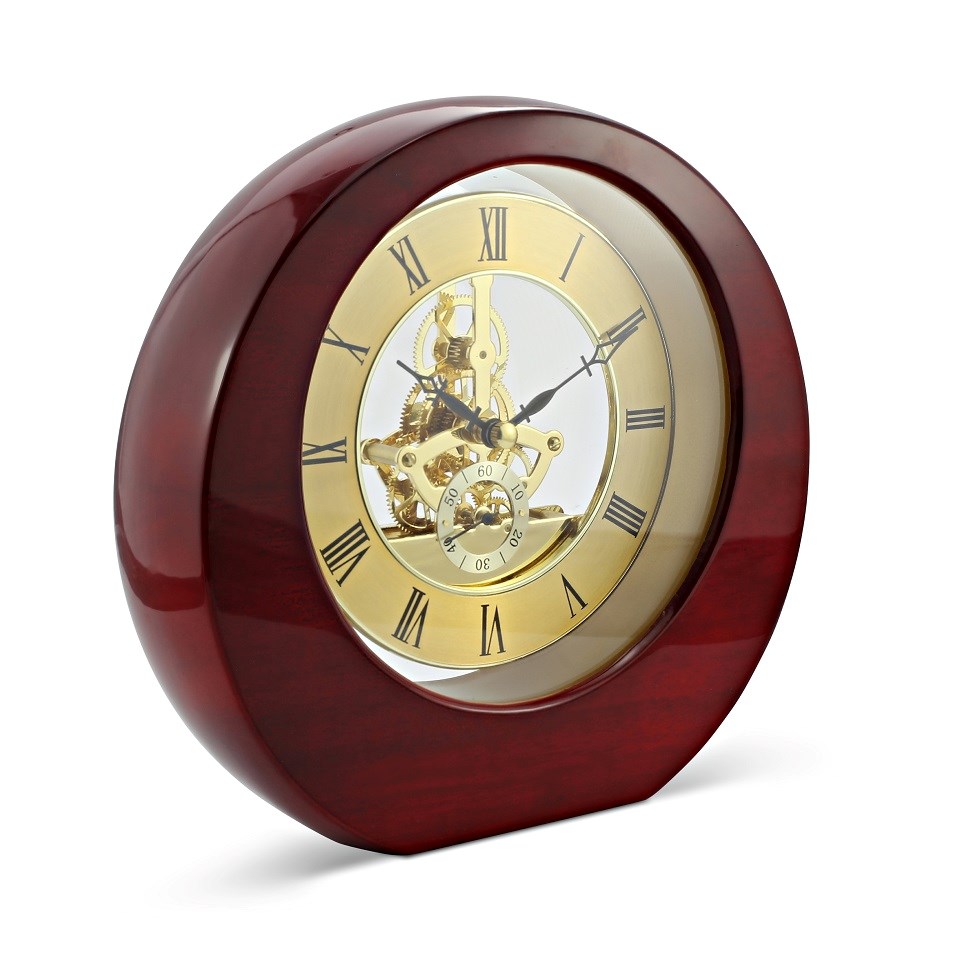 David Peterson SKC10 Piano Finish Skeleton Mantel Clock C18110 F