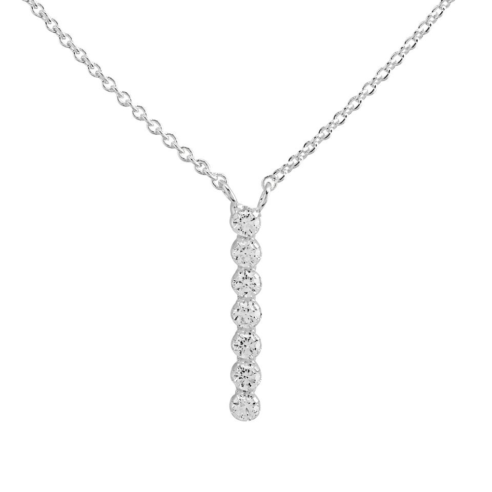 Past Present Future Circle Diamond Necklace 1/2Ct 14K Rose Gold - Steven Singer Jewelers