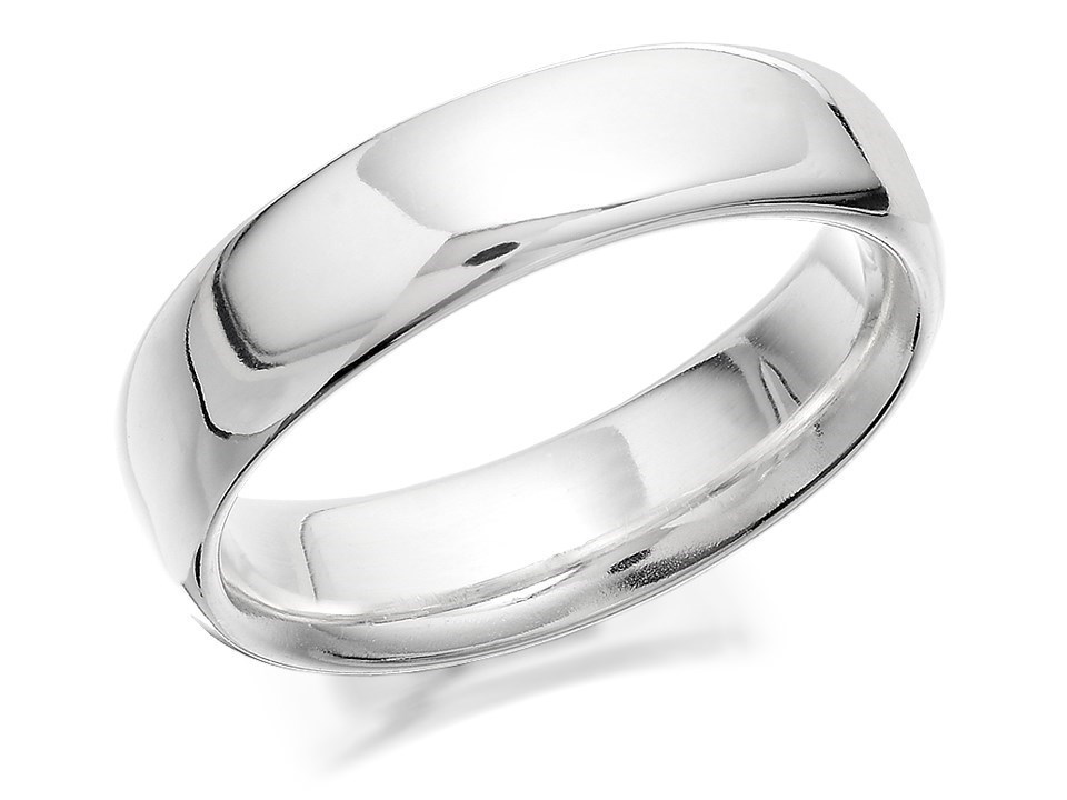 Sac Silver 925 Sterling Silver Polished Band Ring - 9mm Wide - Unisex Sizes 6-14