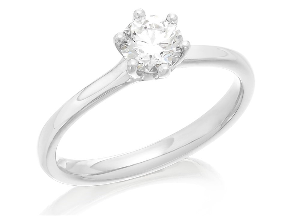 Single Stone Wedding Rings - Wedding