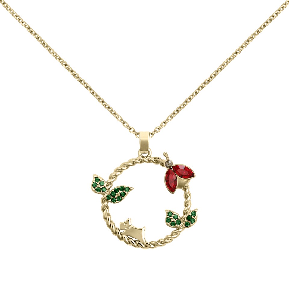 Radley RYJ2478S Pale Gold Tone Ladybird Necklace - J81960