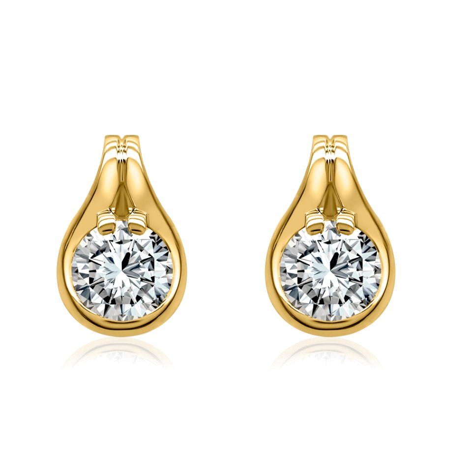 Blossom 9ct Gold Lab Grown Diamond Stud Earrings - 1/2ct per pair - L40055