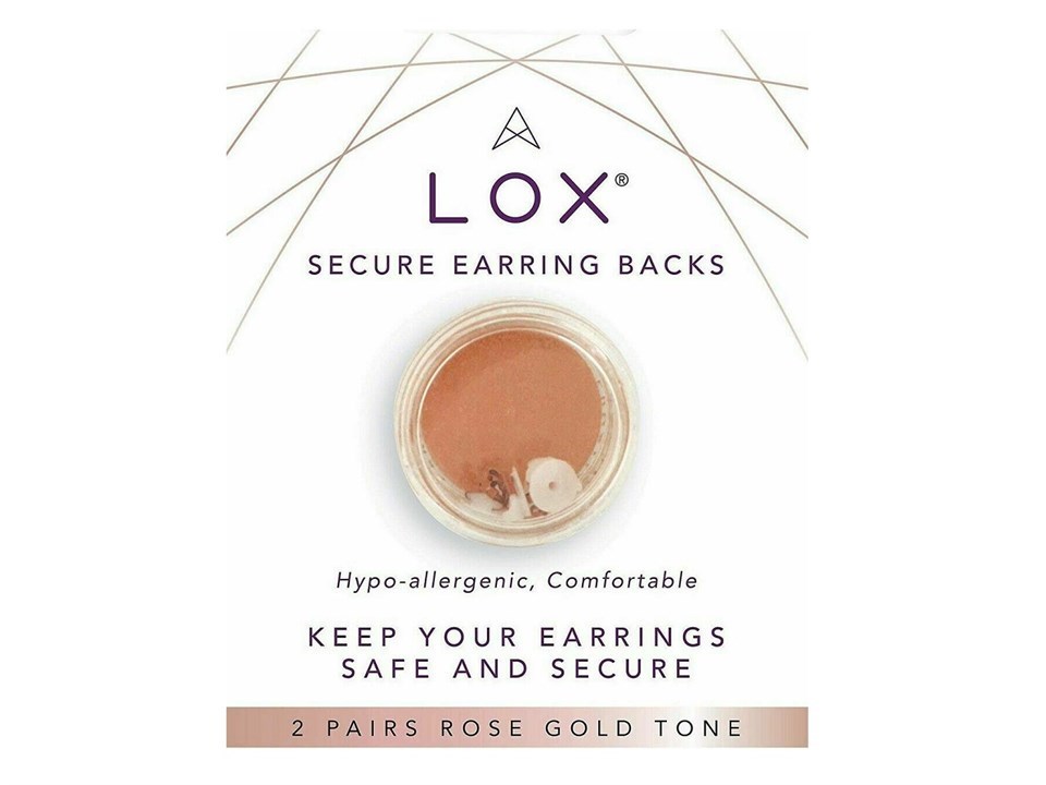 Lox Rose Tone Earring Backs - S7604