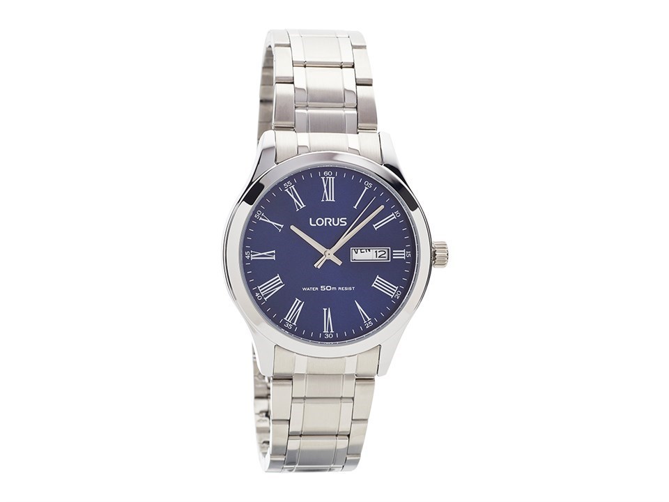 lorus blue dial watch