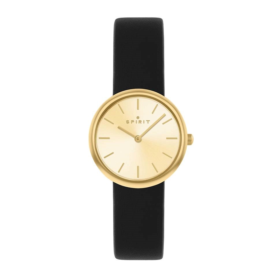 Spirit SP2004 Black Leather Strap Watch - W27160