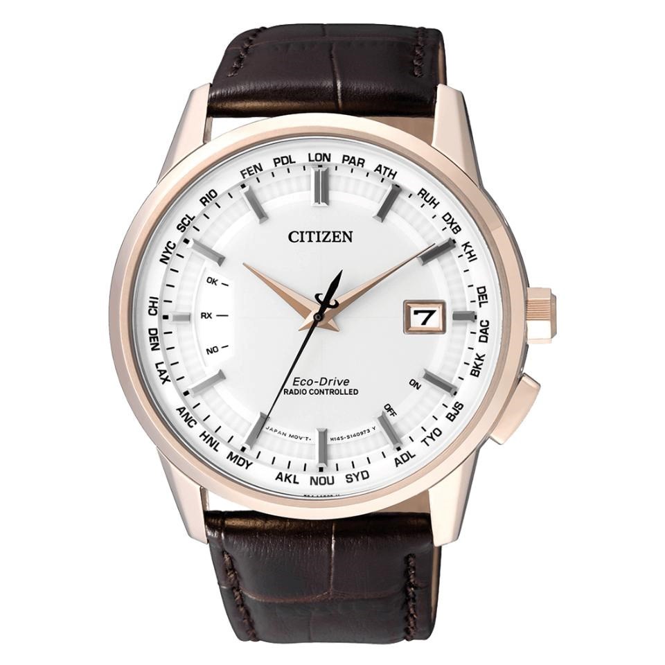 Citizen CB015321A EcoDrive Perpetual Chrono AT Strap Watch W37114