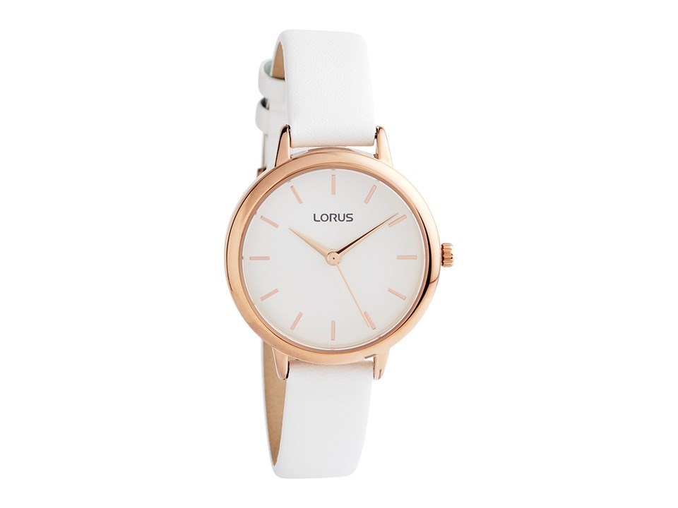 lorus white watch