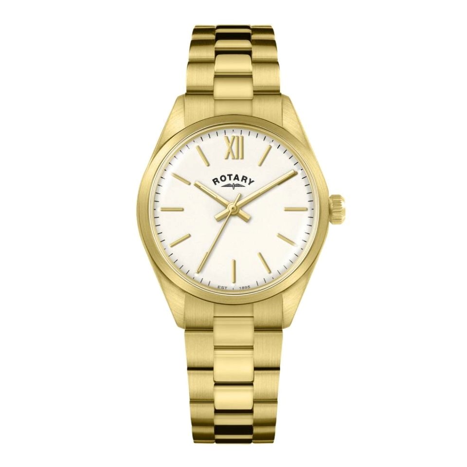 Rotary RLB10006/01 Heritage Gold Tone Bracelet Watch - W64216