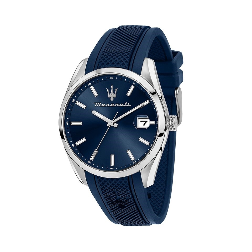 Maserati R8851151005 Attrazione Blue Resin Strap Watch - W81184 